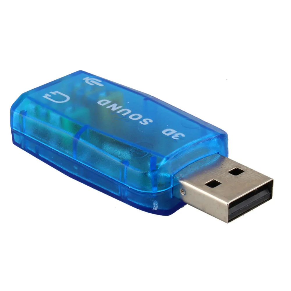 USB звуковая карта аудио 5 1 Внешняя адаптер микрофон динамик интерфейс для