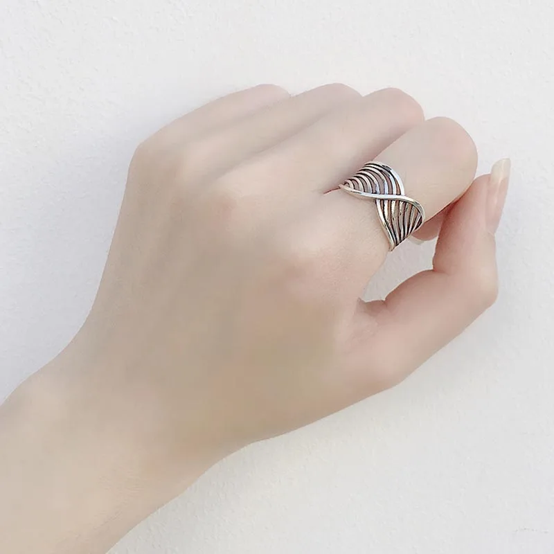 Красный деревья бренд реального 925 серебро ювелирные украшения регулируемый