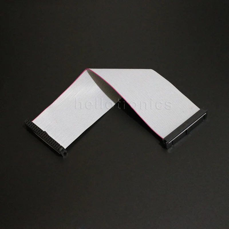 Оптовая продажа 100 шт./лот для Raspberry Pi Модель A +/B +/Pi 2/Pi 3 40 контактный серый плоский