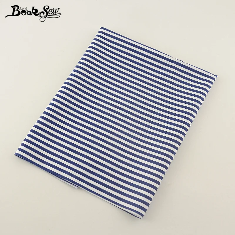 Booksew Текстиль для дома синие полосы Дизайн Вышивание Материал кровать Лист DIY