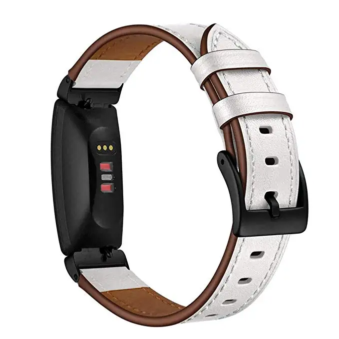 Ремешок из натуральной кожи для Fitbit Inspire HR, сменный ремешок для часов, Браслет для Fitbit Inspire HR, умный ремешок для часов - Цвет: 2