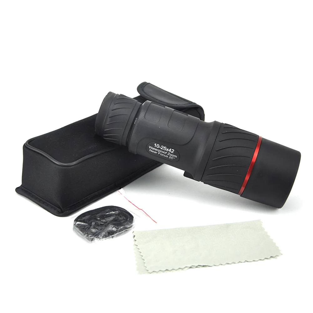 Visionking K10-25x42 Монокуляр высокой мощности BAK4 Телескоп портативный наблюдение за птицами/Охота Монокуляр Полностью многослойное покрытие высокое качество