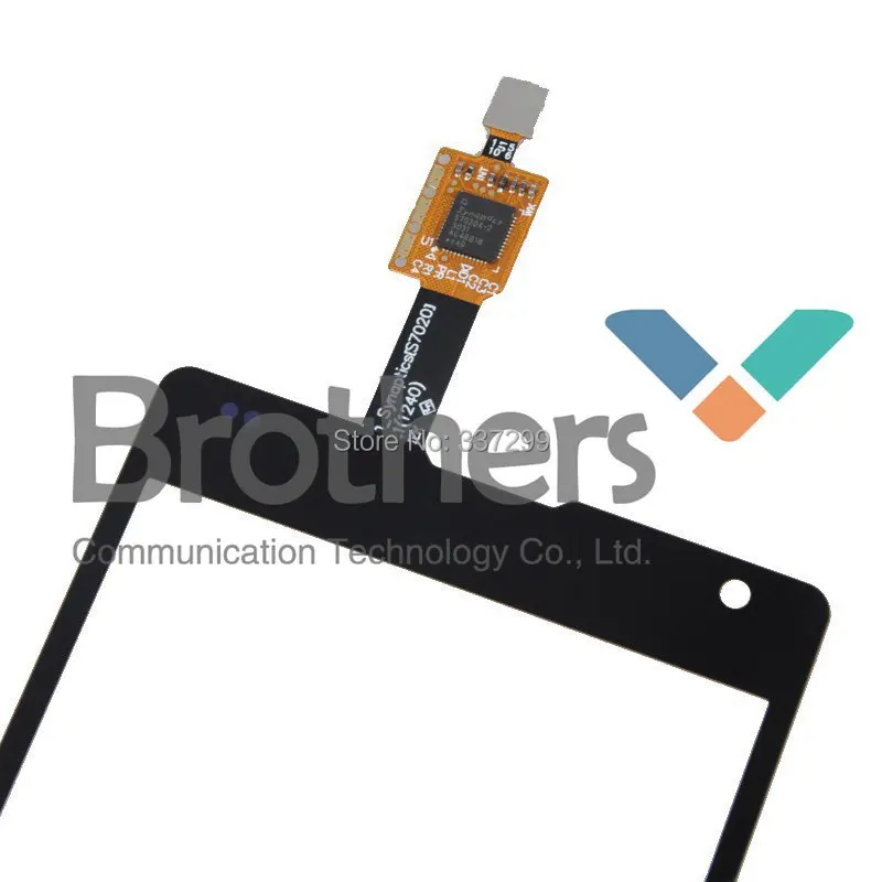 5 шт./партия высокое качество Черная передняя панель сенсорный экран дигитайзер