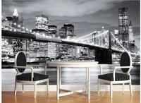 3d wallpaper custom mural non woven picture bridge in new york city scenery decoration painting photo wallpaper for walls 3 d
