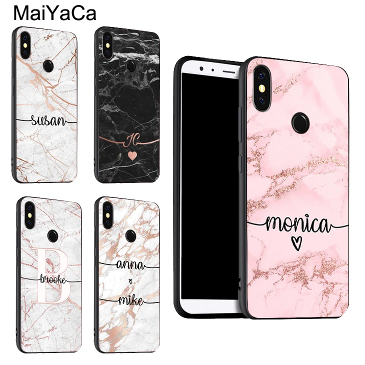 Индивидуальный розовый золотой мраморный чехол для POCO X3 F2 Red mi Note 9 Pro 8 7 8T 9S 9A 9C Mi 10