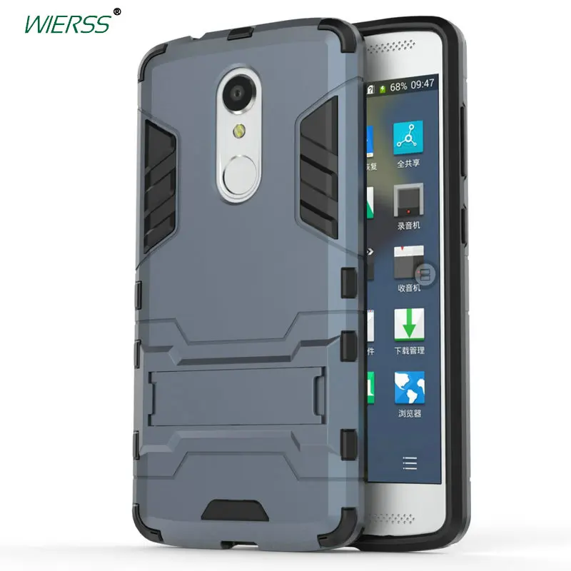 GTX DBU Для zte Axon 7 A2017 3D роскошный противоударный жесткий чехол с подставкой для zte Axon 7 mini/B2017G чехол комбинированный защитный чехол задняя крышка - Цвет: GTX DBU