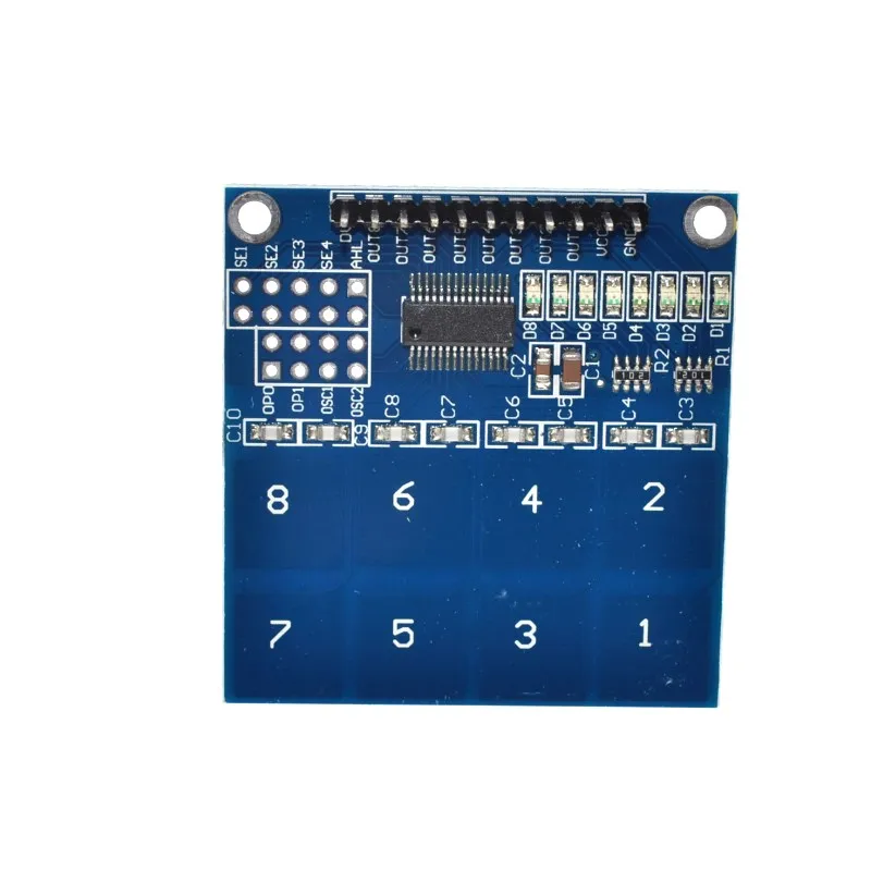 TTP226 8 канальный цифровой сенсорный модуль емкостный переключатель|switch capacitive|switch