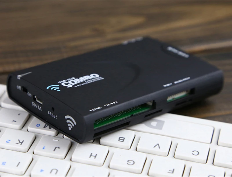 Портативный несколько смартфон Wi Fi Беспроводной Card Reader 3G роутера Power Bank 1500 мАч