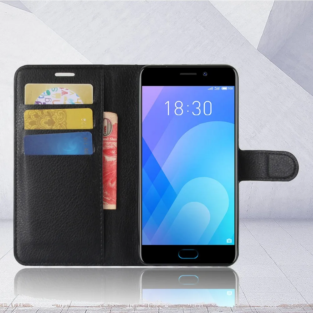 Оригинальный чехол для Meizu m5c M5 C A5 телефона класса люкс из искусственной кожи