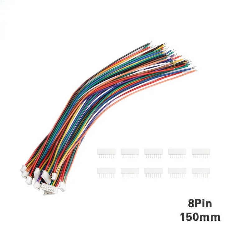 10 компл. 150 мм ZH-1.5 провода Кабельный соединитель DIY ZH-1.5 28AWG JST 2Pin-10Pin электронная линия одиночное соединение клеммные соединители
