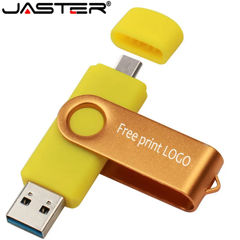 JASTER USB OTG флэш-накопитель 8 ГБ 16 ГБ 32 ГБ 64 Гб 128 ГБ флеш-накопитель для Android мобильного телефона Micro(5 шт. бесплатный логотип