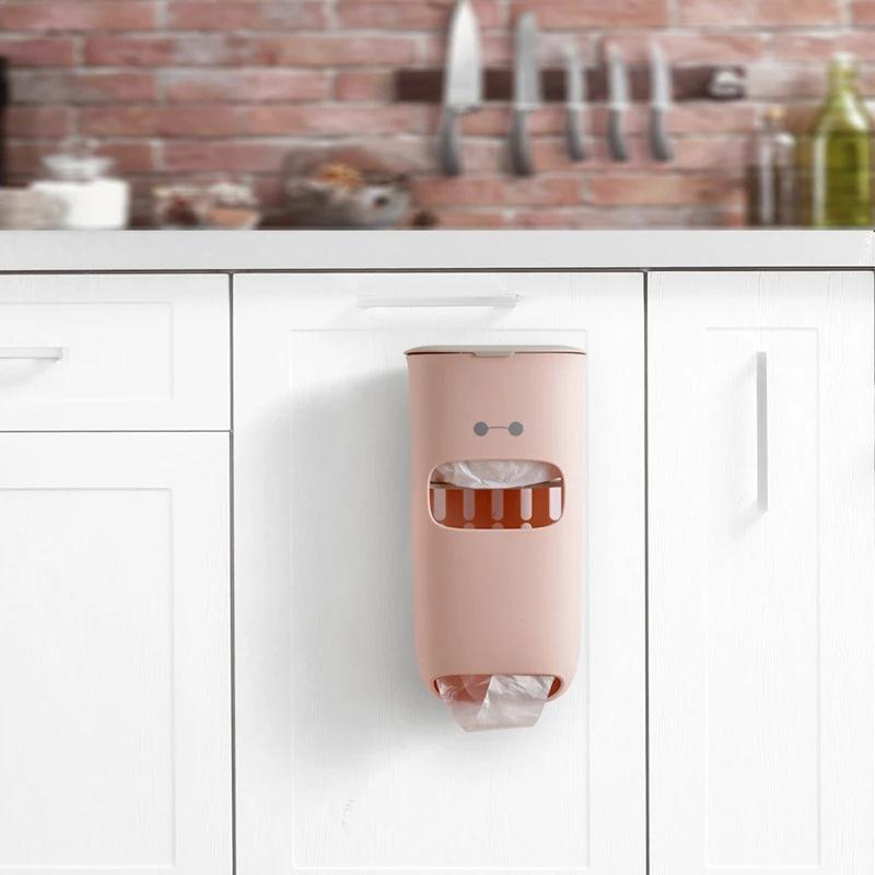 Новинка креативная домашняя полка для хранения мусорных мешков коробка кухни