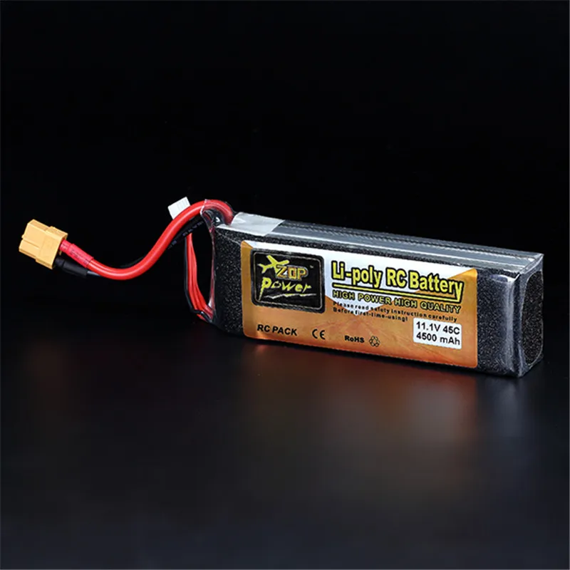 Высококачественный перезаряжаемый литий полимерный аккумулятор ZOP Power 11 1 В 4500