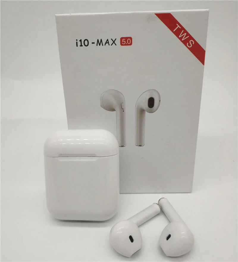 Наушники i10 Max tws Bluetooth 5,0, беспроводные наушники, стерео музыкальные наушники с микрофоном для IPhone, Xiaomi, мобильных телефонов на базе Android, Ios