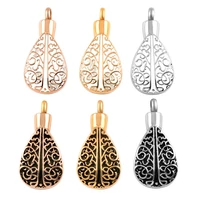 mjd8501tree in teardrop funeral memorial jewelry cremation urn necklaces for ashes blackgolden