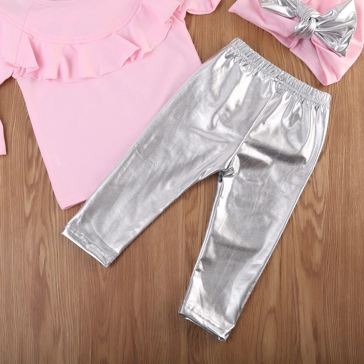 Комплект одежды из 3 предметов для маленьких девочек толстовка с длинными