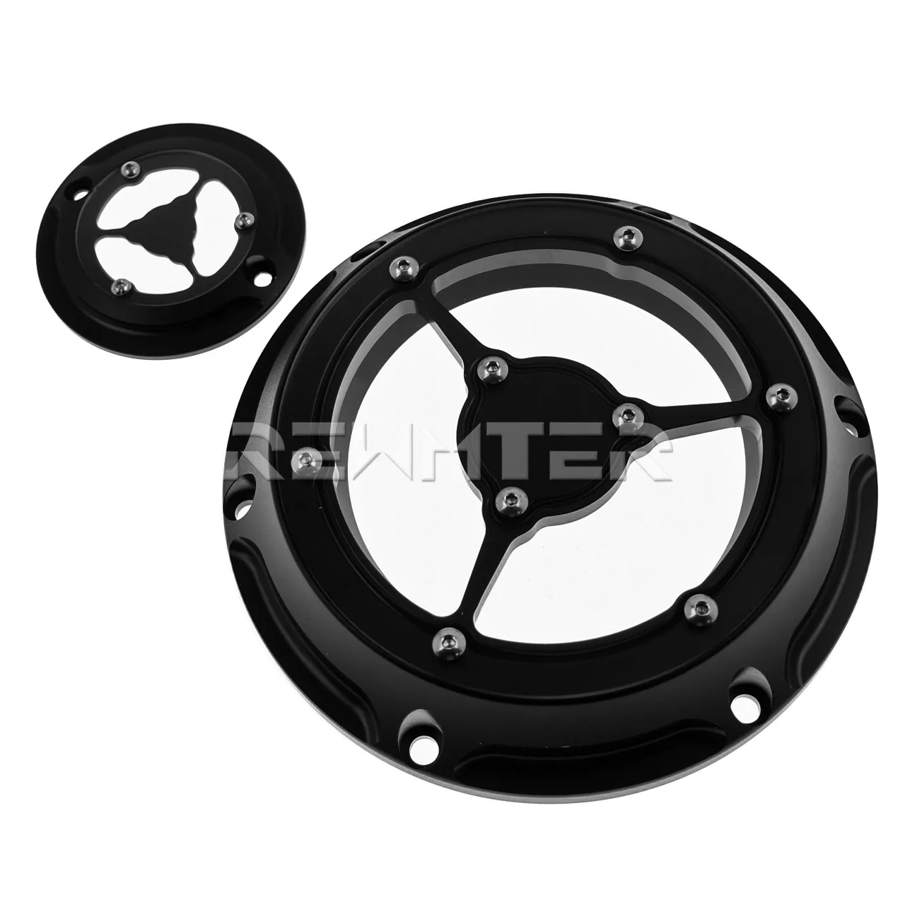 Черная крышка дерби для мотоцикла и таймера с 6 отверстиями Harley Sportster 883 1200 XL XR 2004