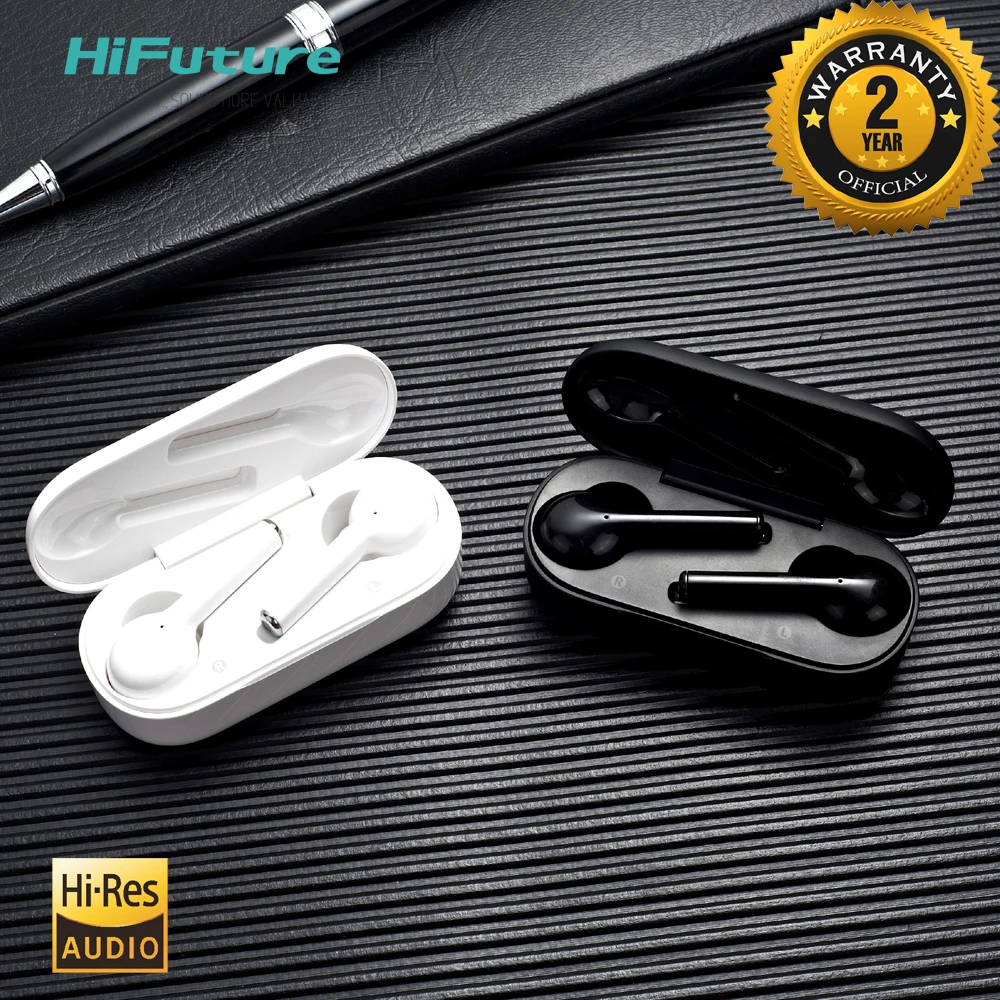 Hifuture Futurebuds с Hi-Res AudioTWS Bluetooth беспроводной наушник 12 часов время воспроизведения водонепроницаемый контроль крана 2 года гарантии