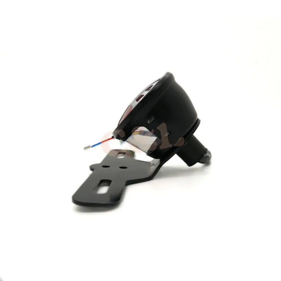 Мотоциклетная черная стоп винтажная лампа номерного знака задний стоп-сигнал