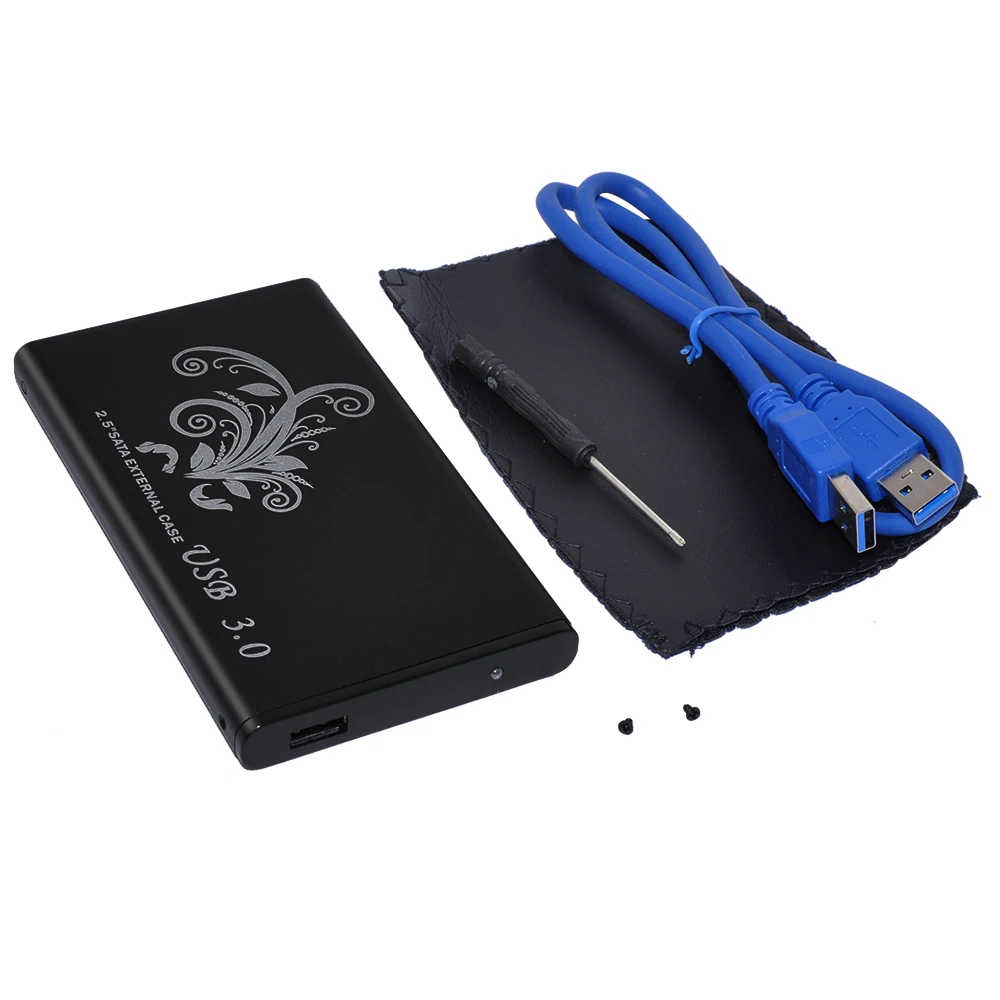 DeepFox USB 3,0 HDD Caddy Корпус 2,5 дюймов SATA SSD Чехол для мобильного диска s 2,5 HDD чехол для Windows/Mac до 5 Гбит/с