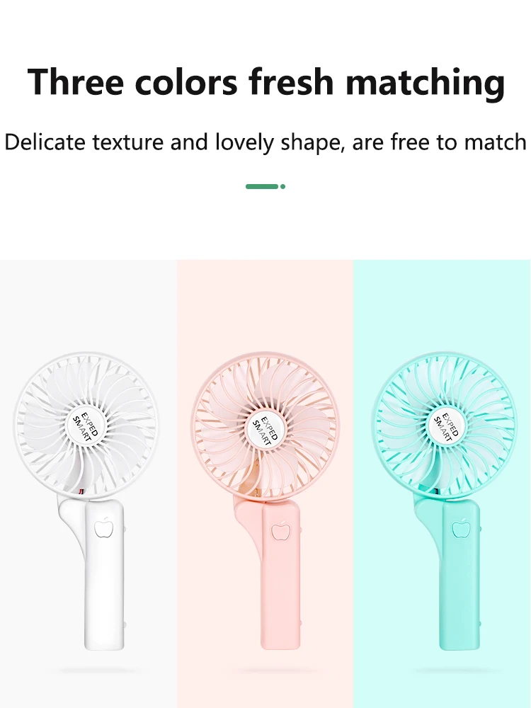 Настольный складной вентилятор может использоваться вручную и сидеть три ветра