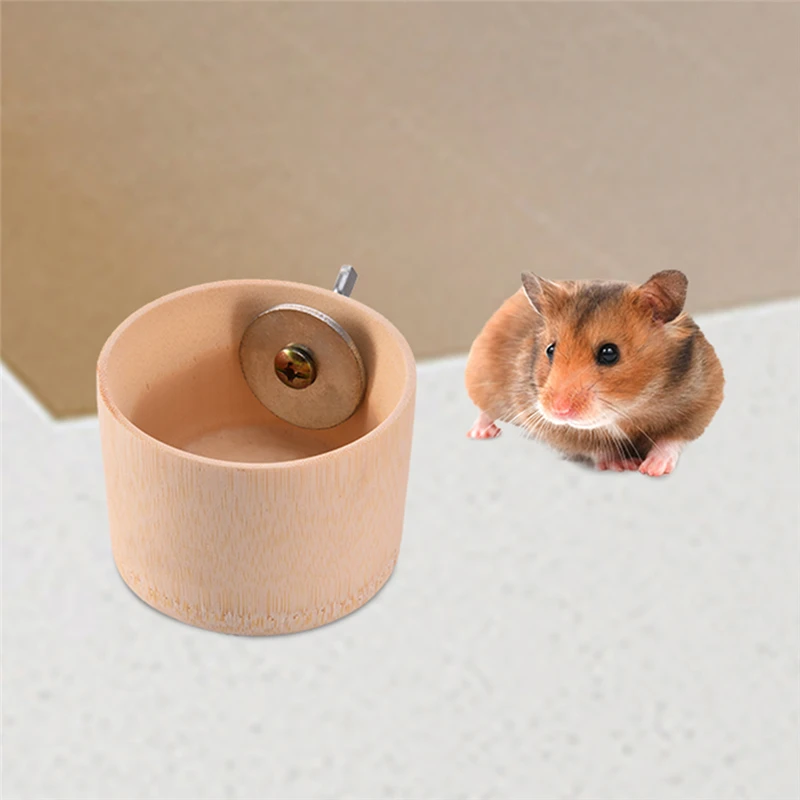 Горячая продажа чистая здоровая бамбуковая кормушка для хомяка маленьких