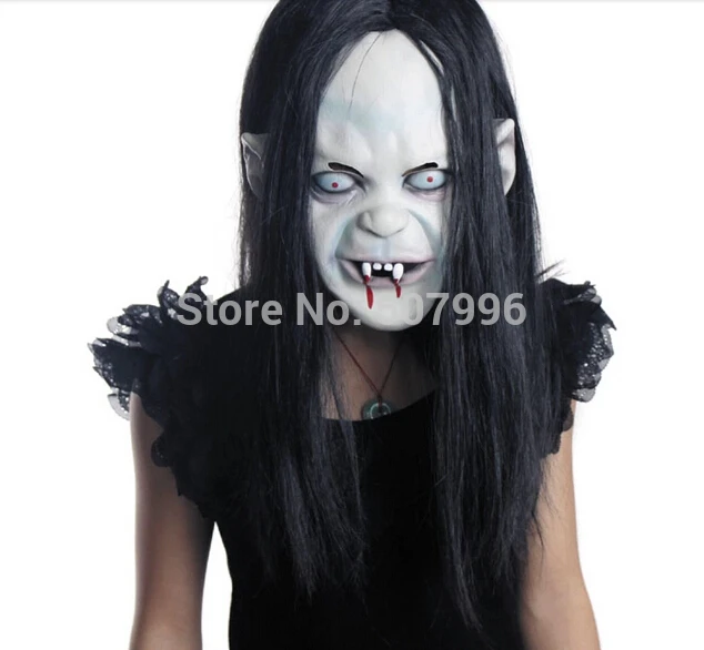 Hot Sale New Fashion Full Face Masquerade Masks Latex Horror Sadako Terrorist Mask of Hedging Party D-1546 | Дом и сад