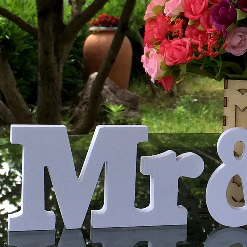 3 шт./компл. свадебные декорации буквы Mr &amp Mrs реквизит для декора Свадебные