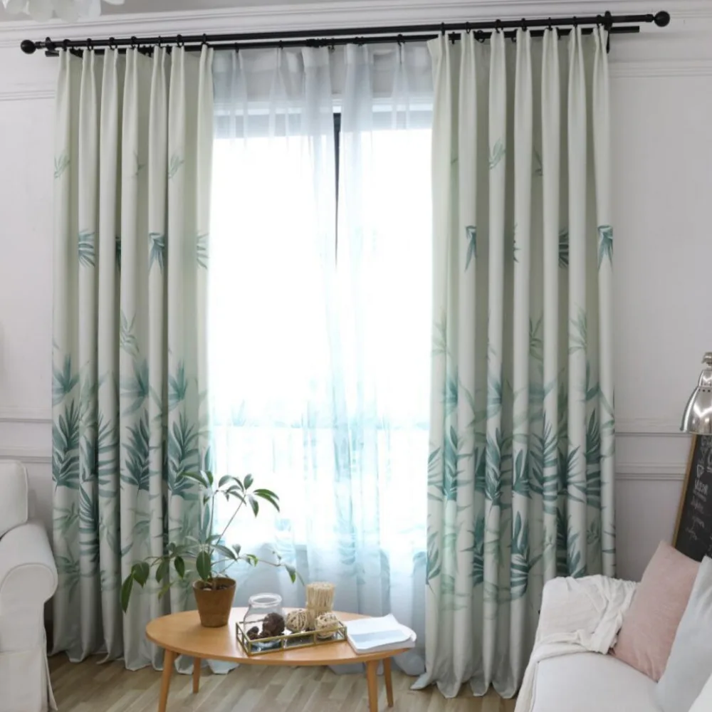 NAPEARL полузатененные занавески подходящие ко всему органза тюль листья