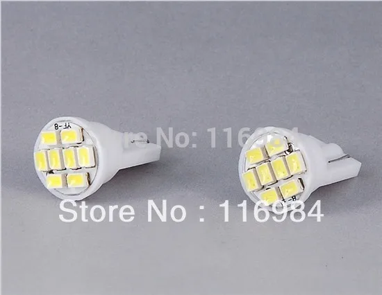 10 шт х супер T10 1206 8 SMD СВЕТОДИОДНЫЙ W5W Клин датчик сигнала поворота автомобиля