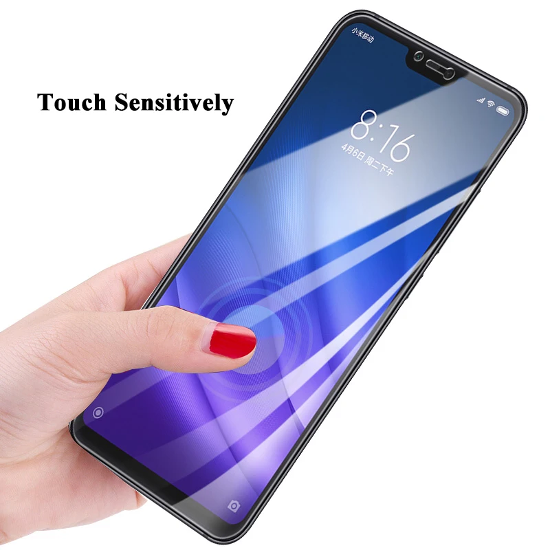 MUCHI 2 упаковки полное закаленное стекло для Xiaomi Mi 8 Lite защита экрана