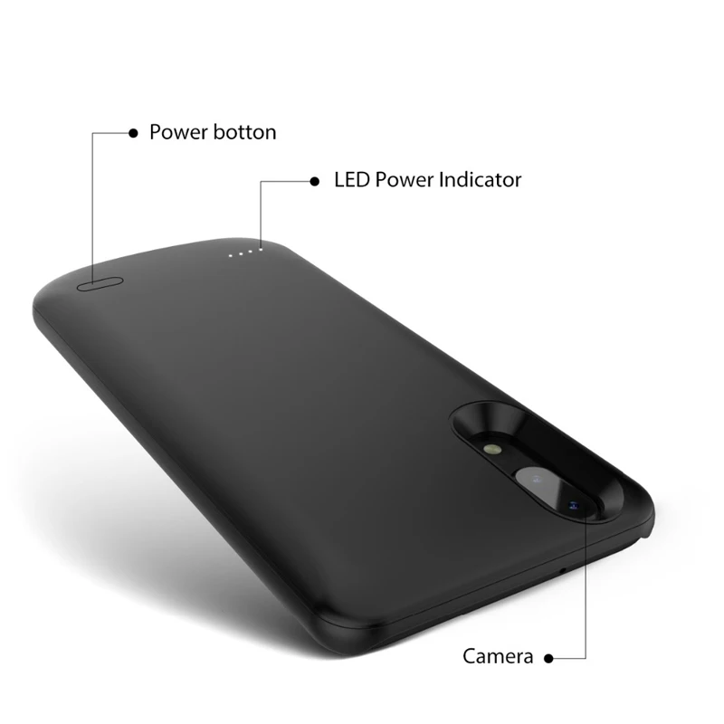 Чехол для аккумулятора + Bluetooth наушники HUAWEI P20/P20Pro TPU рамка чехол телефона power bank