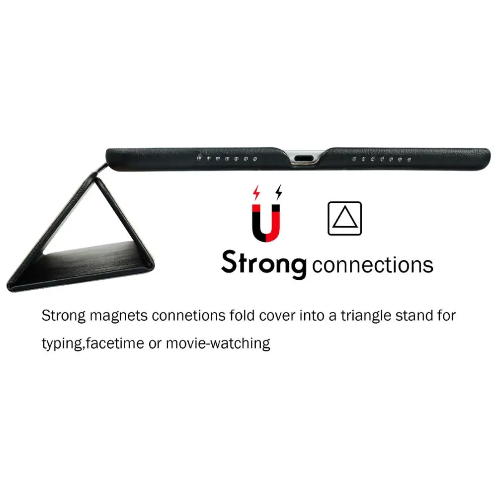 Jisoncase для iPad Air(3rd Gen) 10," кожаный тонкий складной Ультра легкий защитный чехол с автоматическим пробуждением/сном