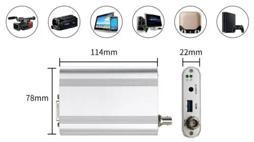 Все (HDMI SDI VGA DVI AV YPbPr) к USB3.0 коробка видеозахвата UVC VLC OBS Potplayer | Безопасность и защита