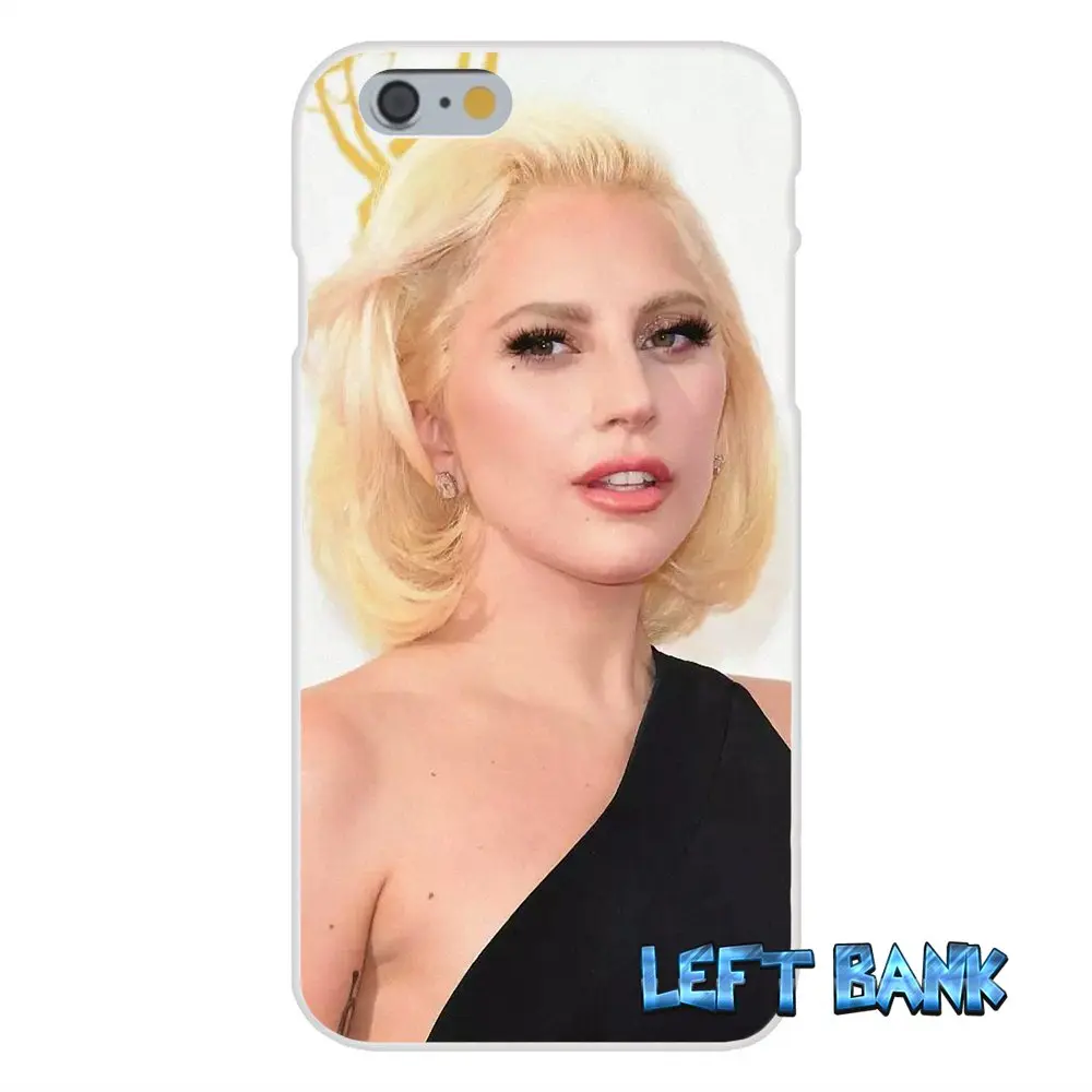 Popstar Lady Gaga Мягкий Силиконовый ТПУ Прозрачный чехол для iPhone 4 4S 5 5S 5C SE 6 6S 7 Plus|case for