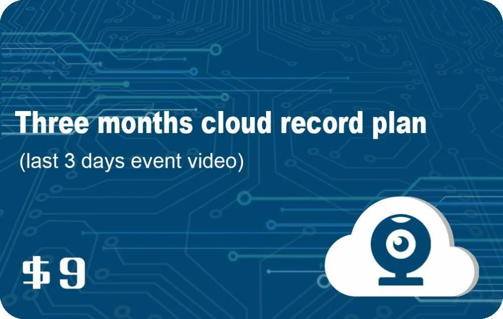 INQMEGA Amazon Cloud сервисы план карты для Amazon Облачное хранилище Wi-Fi Cam Домашняя безопасность наблюдения IP камера для APP-YCC365