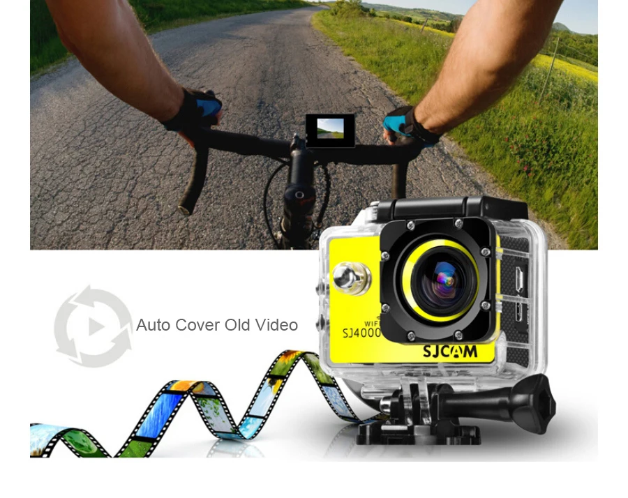SJCAM SJ4000 серии 1080 P 2,0 ЖК-дисплей Full HD Действие Камера SJ4000/SJ4000AIR/SJ4000 WI-FI Водонепроницаемый Спорт Камера/DV