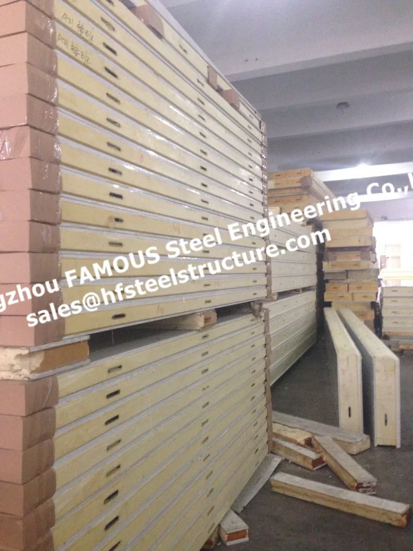 Pu Изолированная сэндвич панель б/у прогулка в холодильнике|walking| |