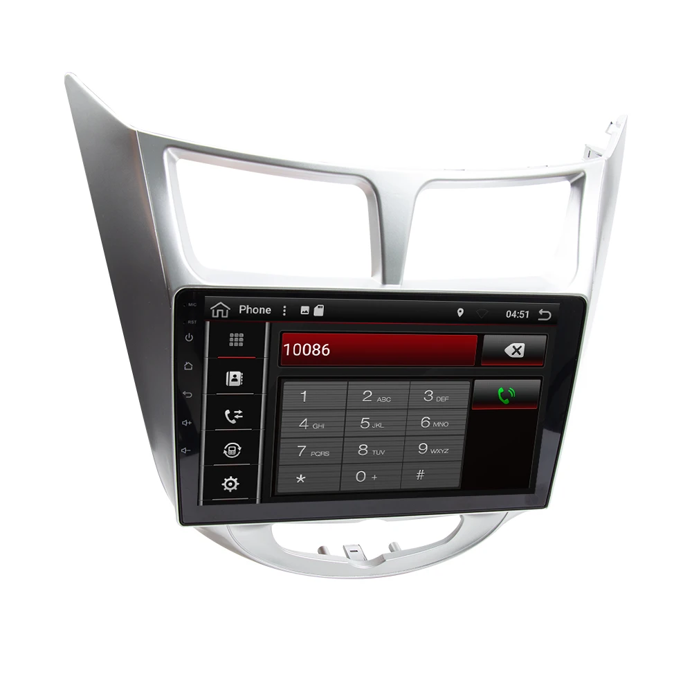 Eunavi 2 din Восьмиядерный 1024*600 Android 8 1 Автомобильный gps плеер для Solaris Verna Accent