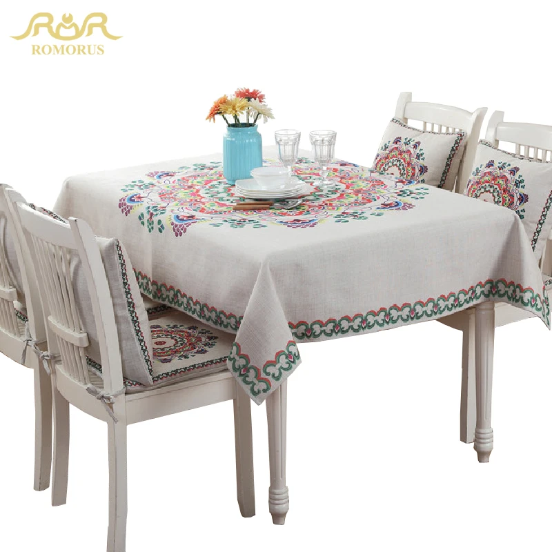 ROMOURS богемная скатерть прямоугольная утолщенная Геометрическая обеденный стол