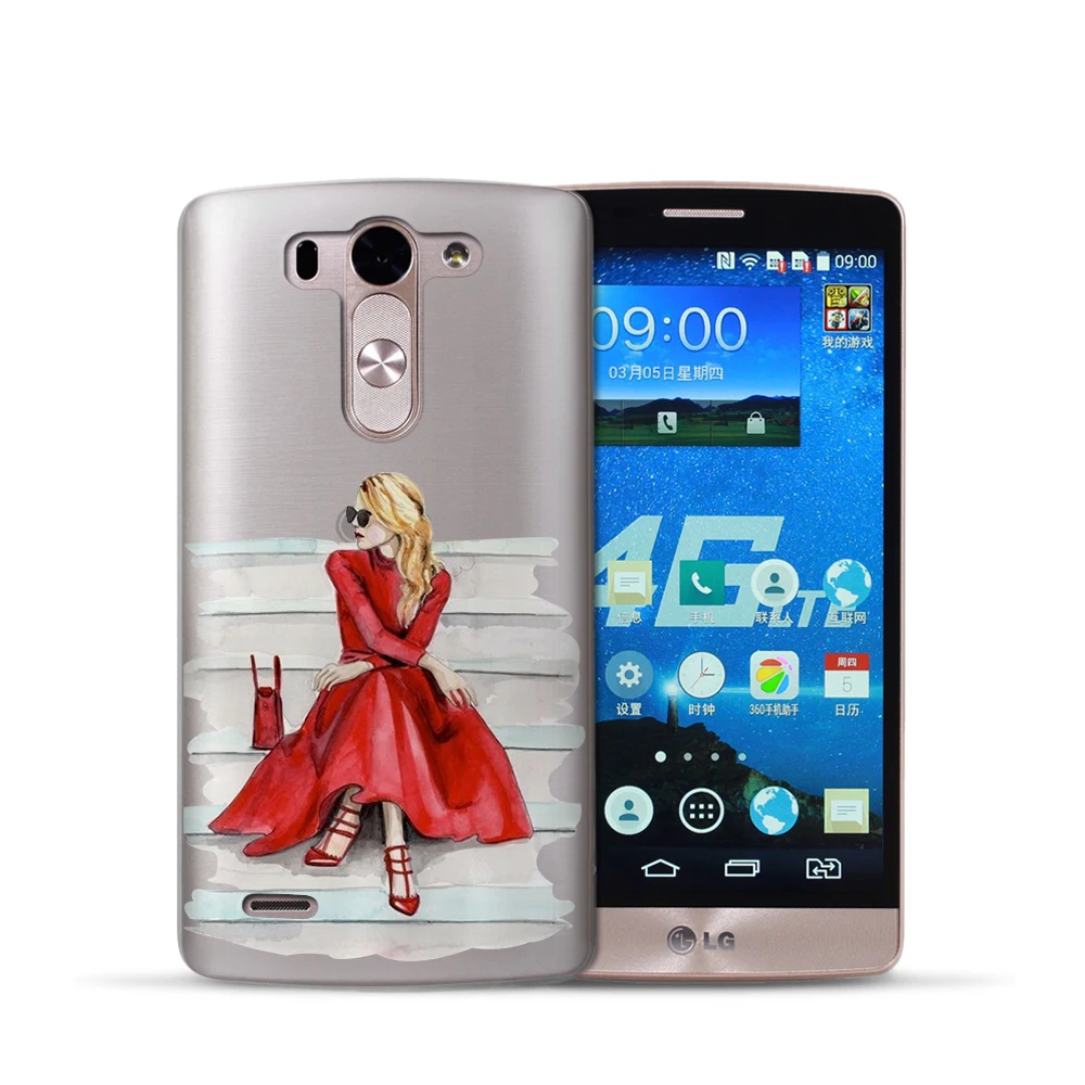 Красивый модный чехол для девочек LG Q6 G6 X Power 2 K8 K10 2017 XScreen G4 G5 Q8 K7 окрашенный