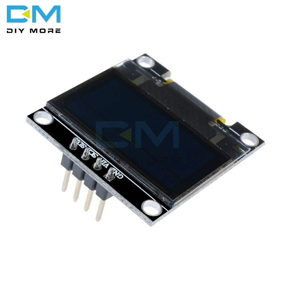 0 96 дюйма I2C IIC серия 128X64 128*64 Синий O светодиодный дисплей модуль совместим с Arduino