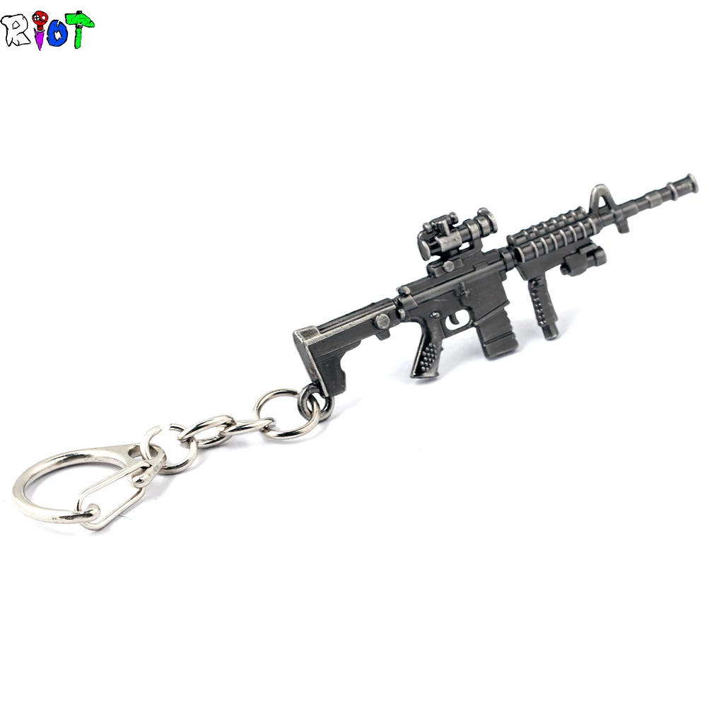 6 см CSGO AK 47 винтовочный пистолет модель оружия брелок с рисунком из игры CF Cross Fire Arms