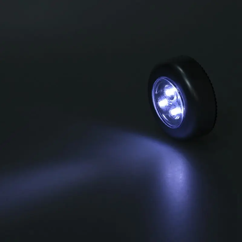 Led 6 шт Stick n Click LED Bright Lights-Click Push On Off Light для кухонного шкафа гаража | Лампы и