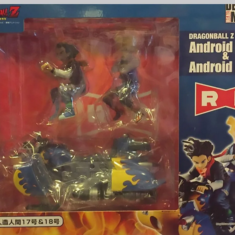 With Box Tronzo Bandai MH Dragon Ball Z настольная маккоя 04 Android № 17 Lapis № 18 лазурь ПВХ фигурка модель игрушки Фигурки из игры Dragon Ball DBZ(в форме ожерелья Jouet - Цвет: With Box