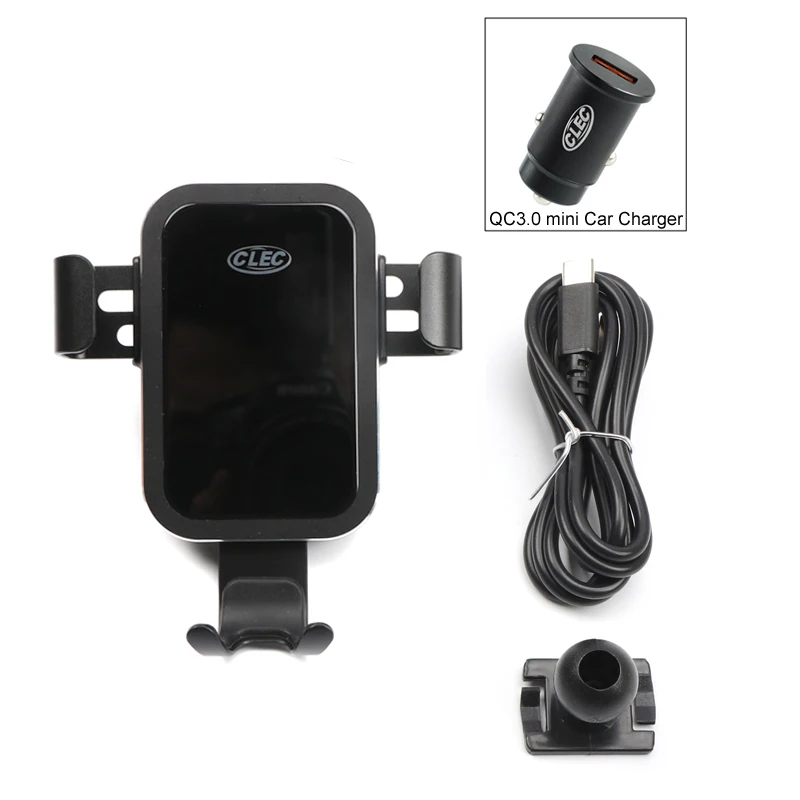 

LHD! For Mitsubishi Outlander 2013-2020 Electric Gravity Wireless Charging Smartphone Holder Air Vent Sucker Bracket Stand