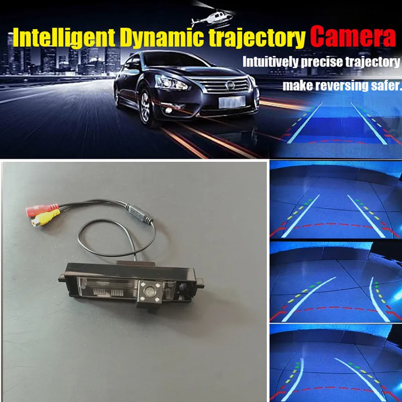 Водонепроницаемая Автомобильная камера заднего вида HD CCD с функцией ночного