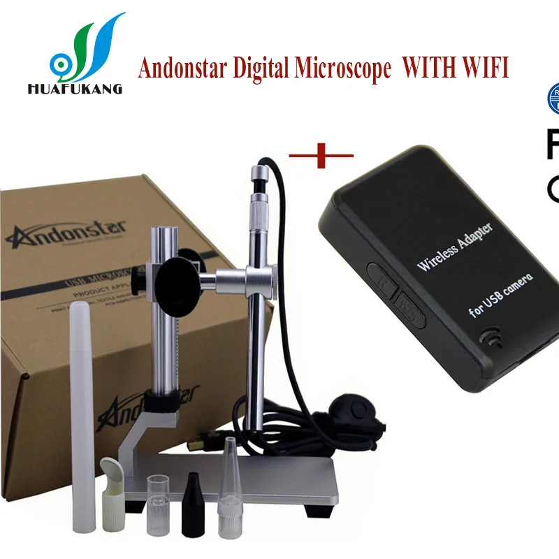 Цифровой микроскоп Andonstar 500x8 светодиодный USB-микроскоп видеокамера с программным