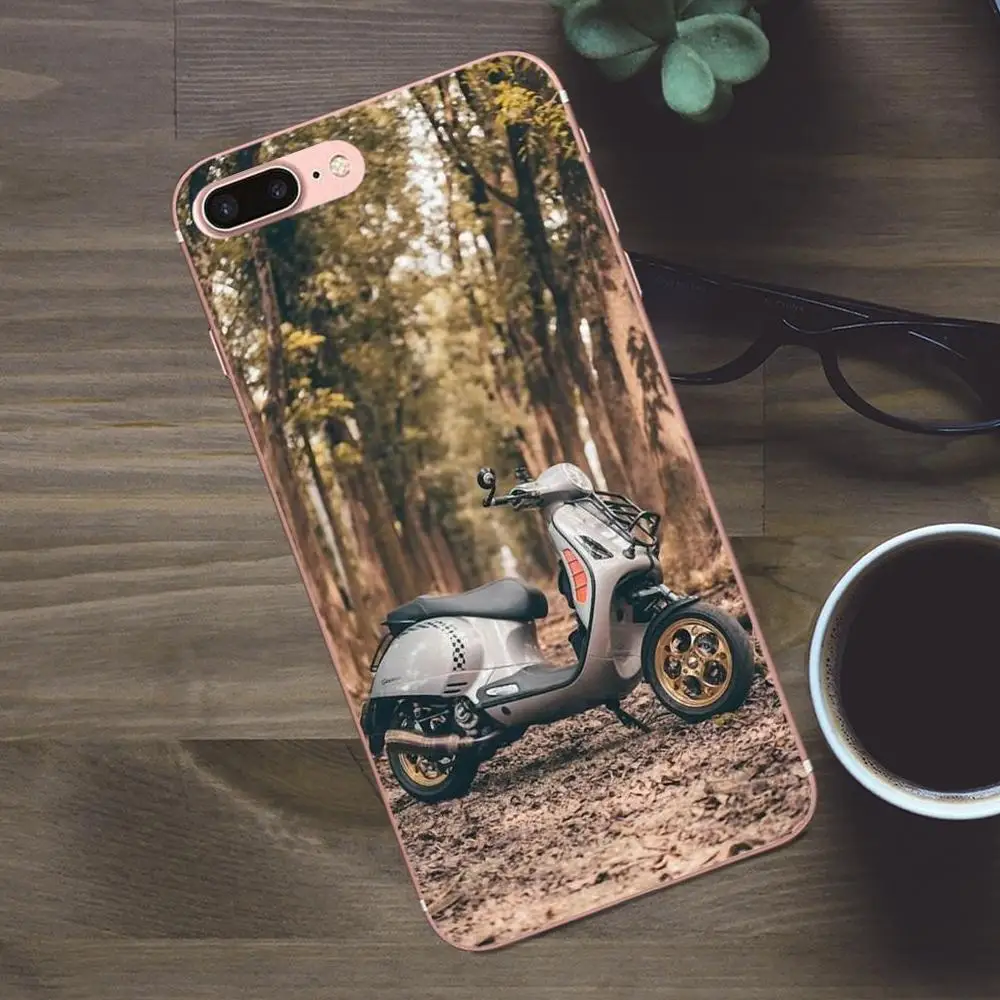 Bixedx мягкий TPU крутой лучший для Huawei G8 Honor 5C 5X6 6X7 8 9 Y5II Mate P7 P8 P9 P10 P20 Lite Plus 2017 Vespa скутер