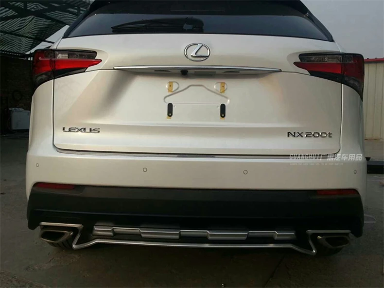 Подходит для Lexus NX200 NX300H NX200T 2015-2018 Передний + задний бампер диффузор бамперы защита